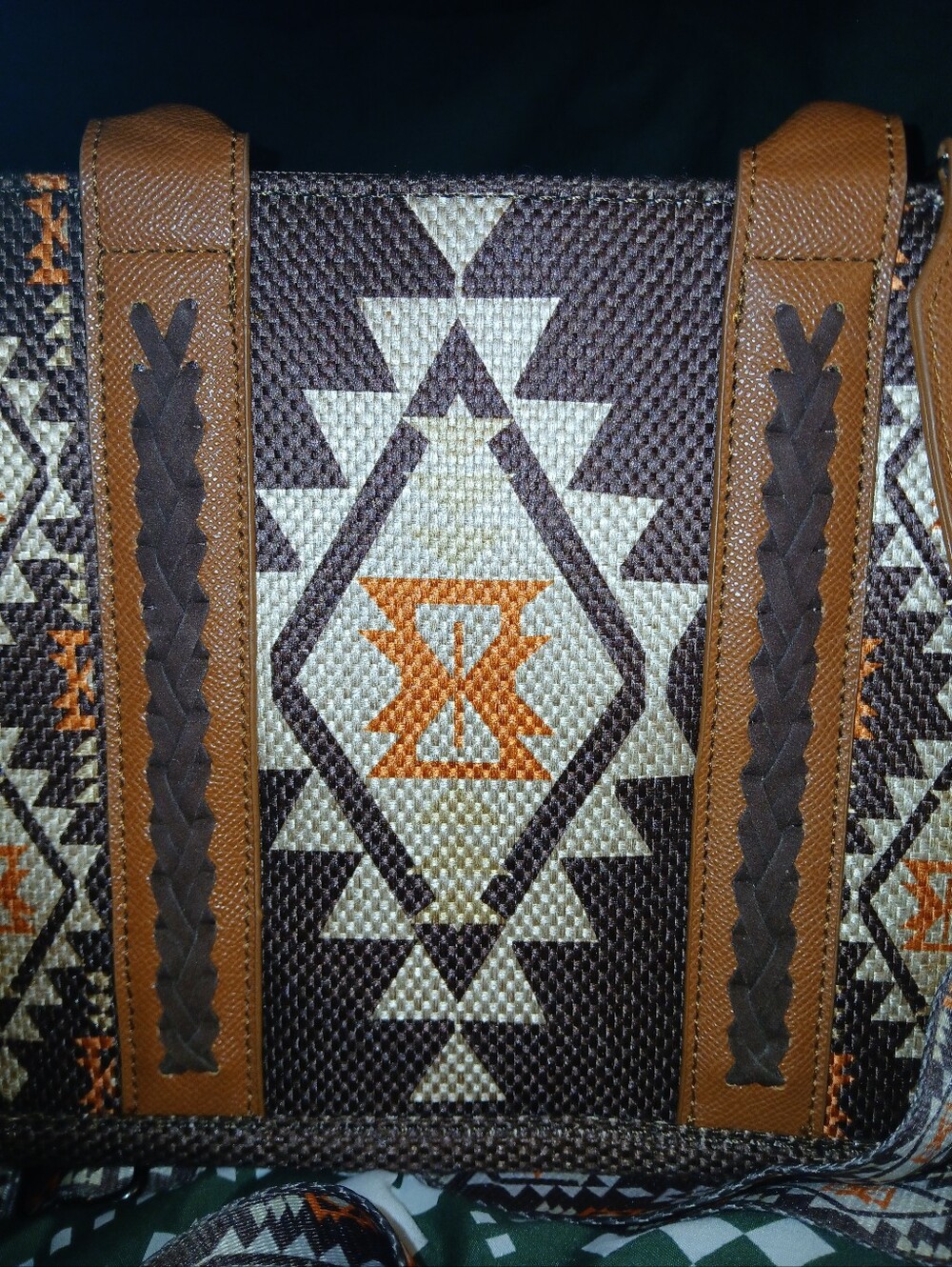 Small Aztec Themed Handbag - Picture 4 of 4